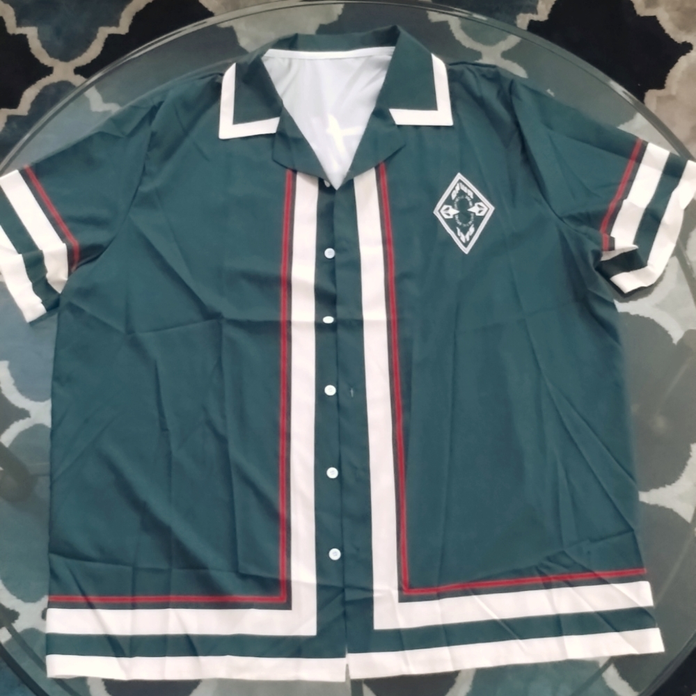 Graphic Button Shirt